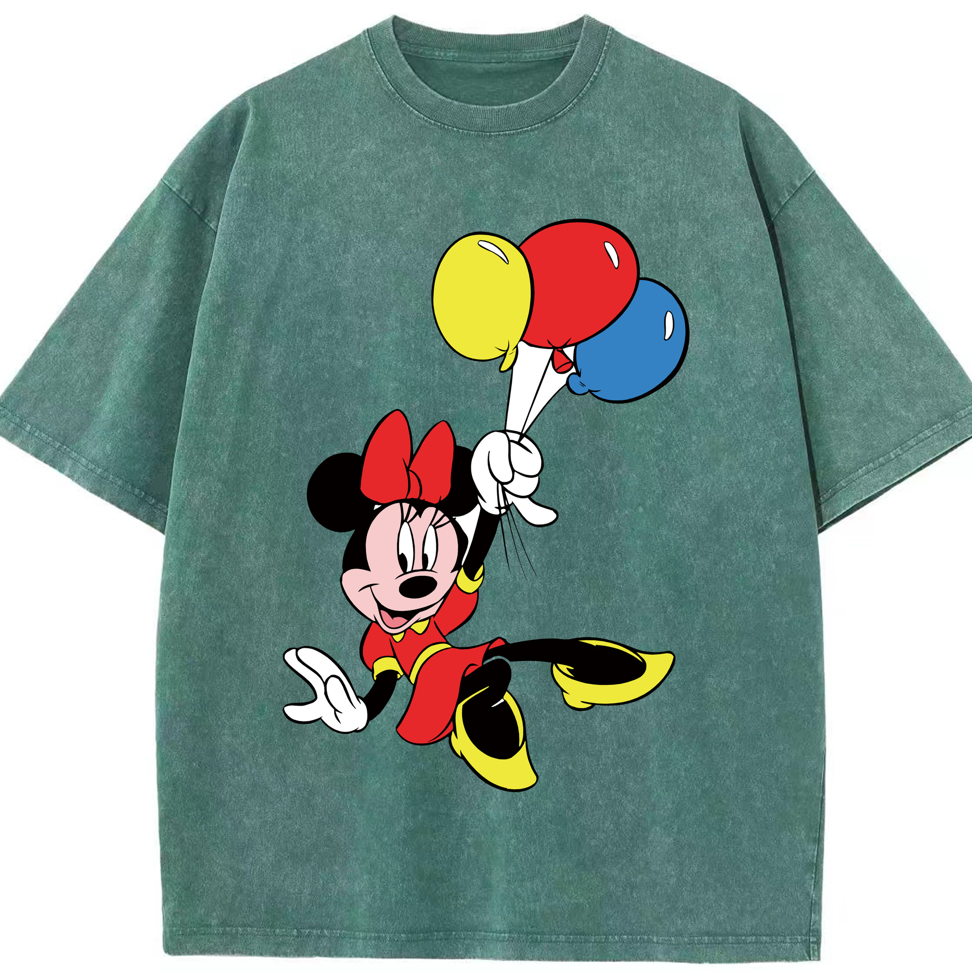 （画像用） ミッキーマウス Mickey Mouse 綿100% ヴィンテージ風 半袖Tシャツ（フロントプリント）